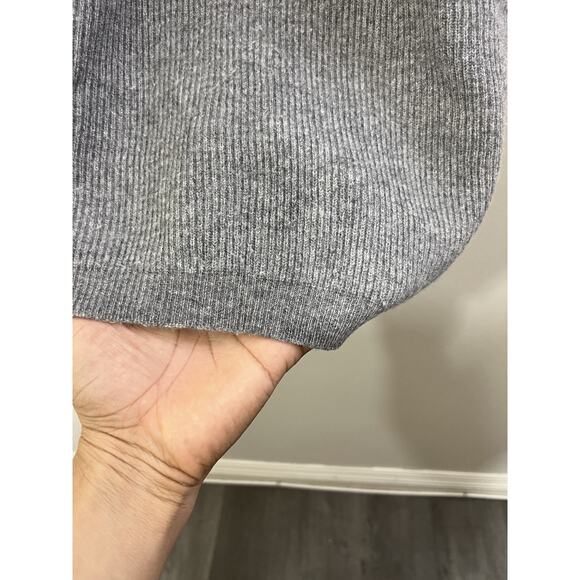 Scandi Minimalist Angora Cashmere Blend Duster Cardigan XL Quiet Luxury Preppy - Picture 9 of 13